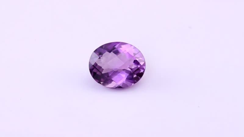 AA Mashamba Amethyst (Ovl 12x10 mm) 3.98 ctw Loose Gemstone