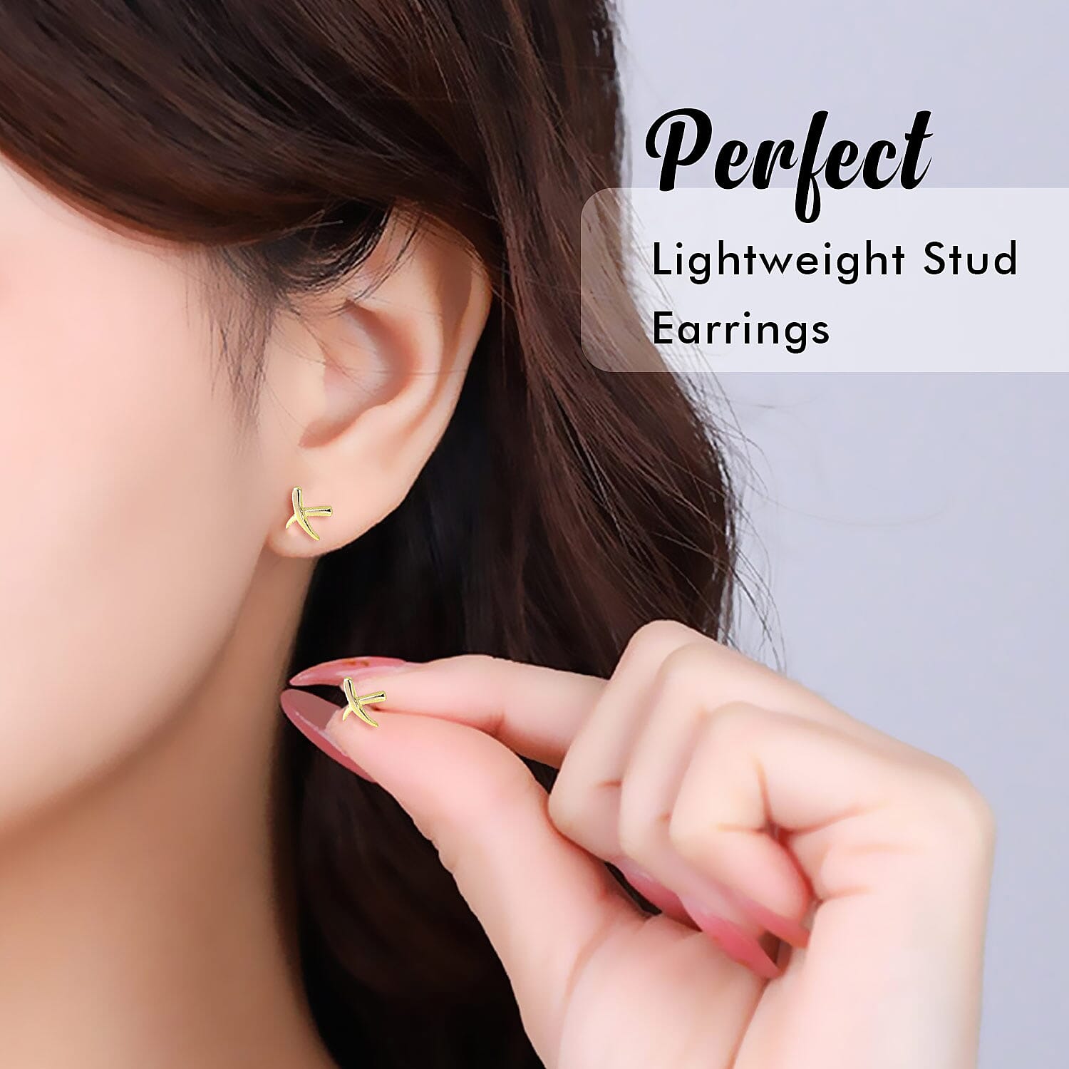 Buy Rachel Galley Molto Kiss Stud Earrings, Sterling Silver