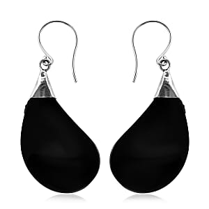 Abalone Shell Earrings in Sterling Silver