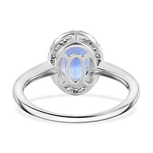 Iliana 18K White Gold AAA Tanzanite, Diamond (G-H, SI) Ring (Size 10.0) 1.85 ctw