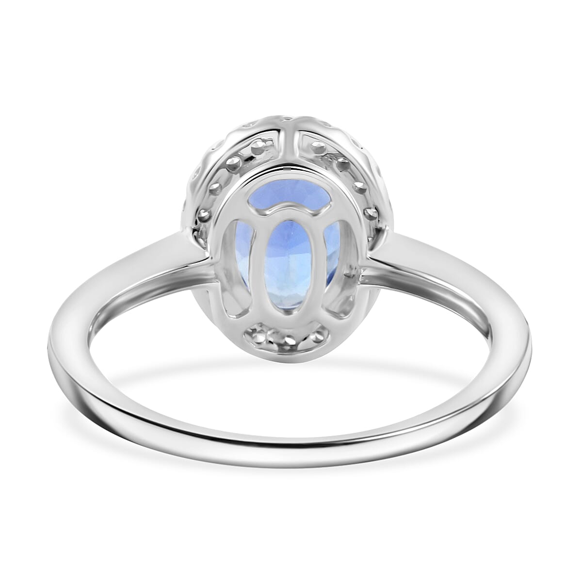 Iliana 18K White Gold AAA Tanzanite, Diamond (G-H, SI) Ring (Size 9.0) 1.85 ctw