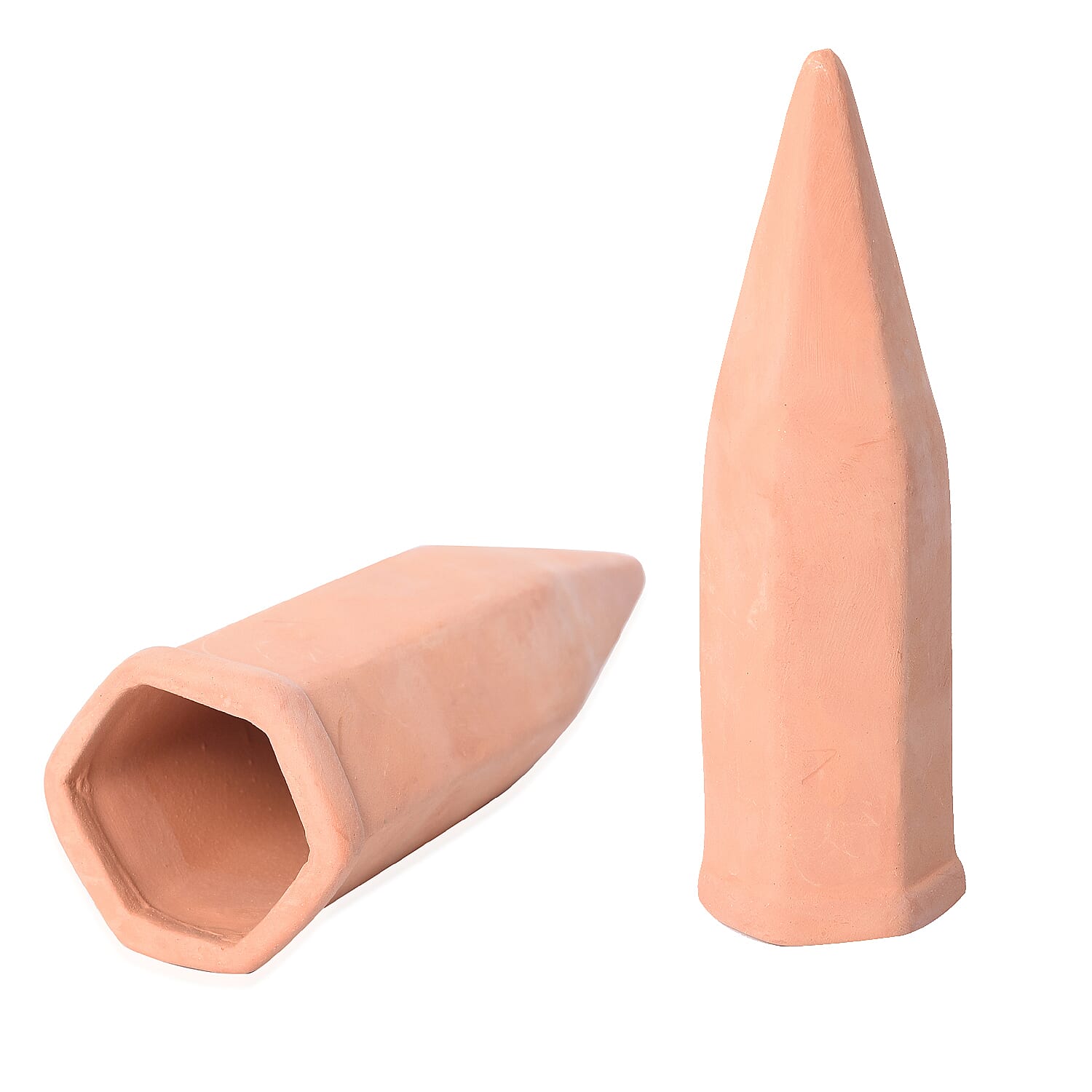 Handcrafted, Eco-friendly, Made In India, Drip irrigation set of 4 Terracotta Ceramic Self Watering Plant Feeder Spikes