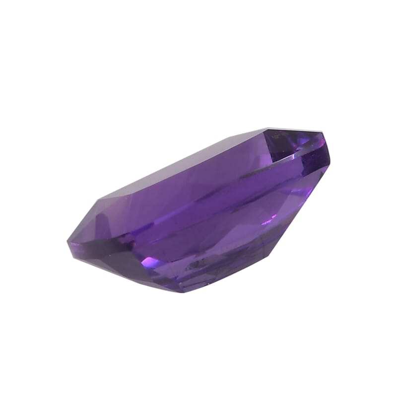 AA Rose De France Amethyst (Cush 8x6 mm) 1.15 ctw Loose Gemstone