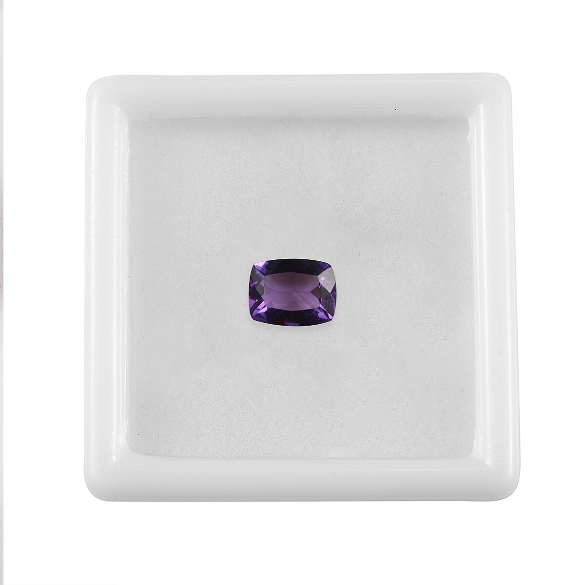 AA Rose De France Amethyst (Cush 8x6 mm) 1.15 ctw Loose Gemstone