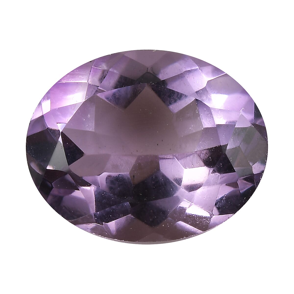 Rose De France Amethyst (Ovl 10x8 mm) 2.05 ctw Loose Gemstone