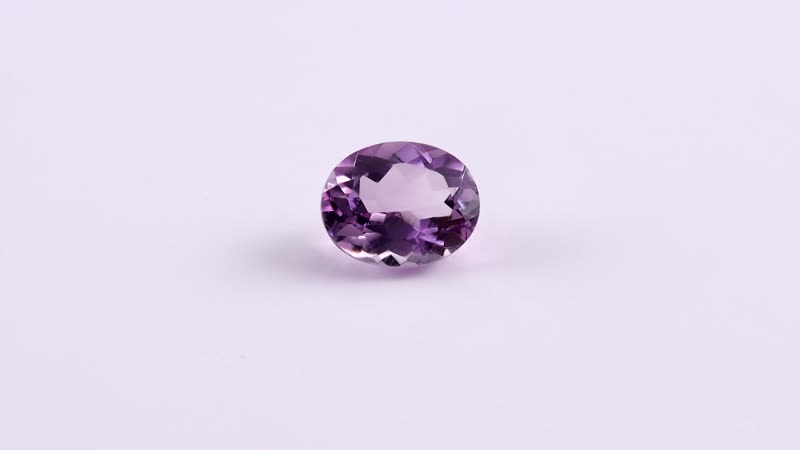 Rose De France Amethyst (Ovl 10x8 mm) 2.05 ctw Loose Gemstone