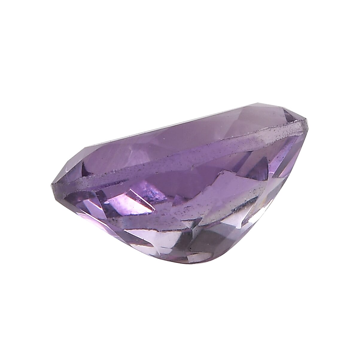 Rose De France Amethyst (Ovl 10x8 mm) 2.05 ctw Loose Gemstone