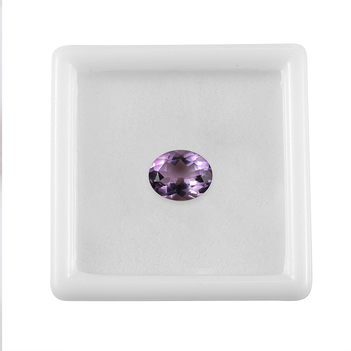 Rose De France Amethyst (Ovl 10x8 mm) 2.05 ctw Loose Gemstone
