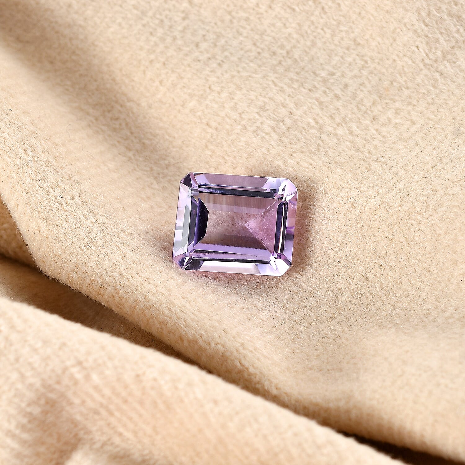 AA Rose De France Amethyst (Oct 12x10 mm) 5.84 ctw Loose Gemstone