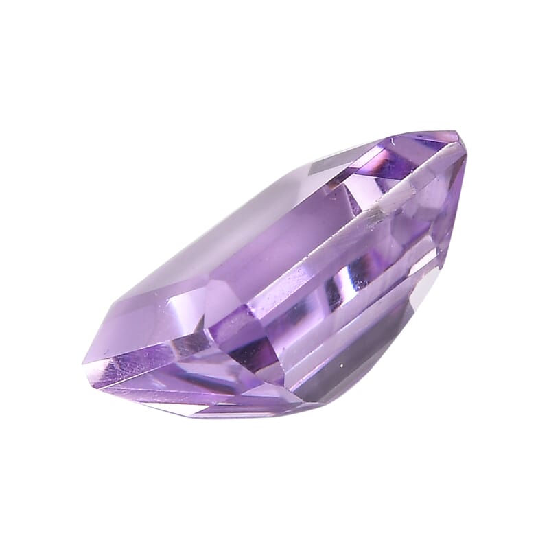 AA Rose De France Amethyst (Oct 12x10 mm) 5.84 ctw Loose Gemstone