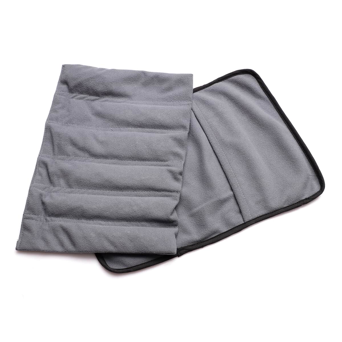 Natural Shungite Multipurpose Gray Cover Pillow 0.5lbs image number 1