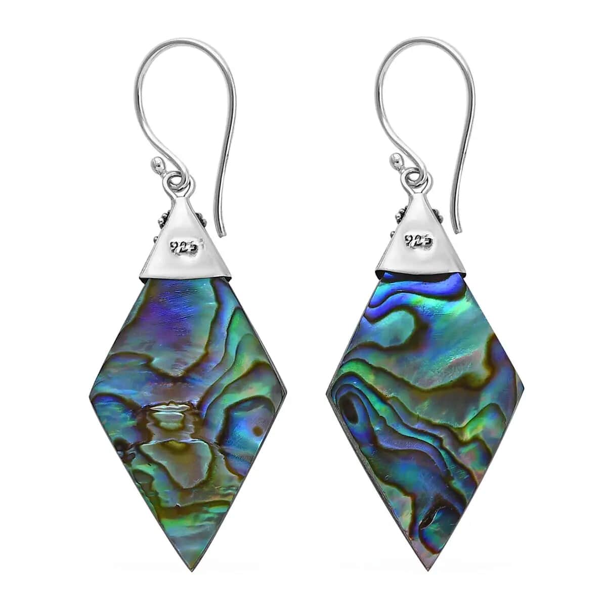 Abalone Shell Earrings in Sterling Silver image number 5