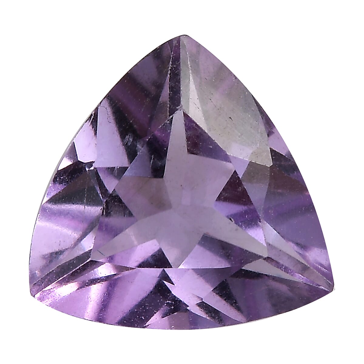 Rose De France Amethyst (Trl 9 mm) 1.88 ctw Loose Gemstone