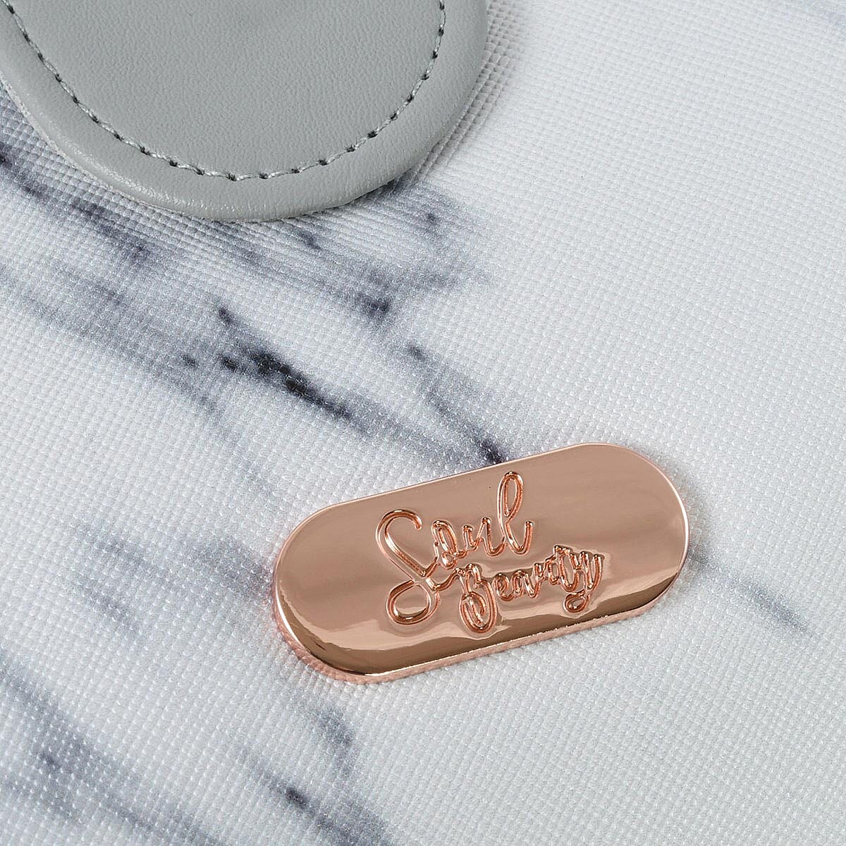 Marble Collection By Soul Beauty 13 Pcs Brush Roll and Brush Set image number 5