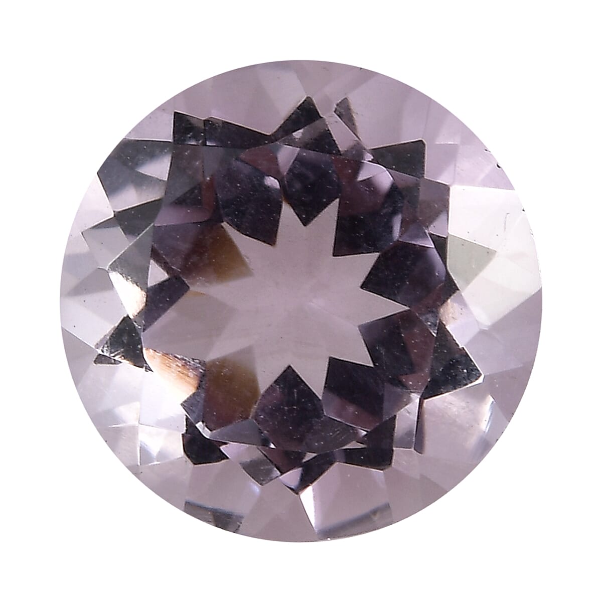 Rose De France Amethyst (Rnd 12 mm) 4.85 ctw Loose Gemstone