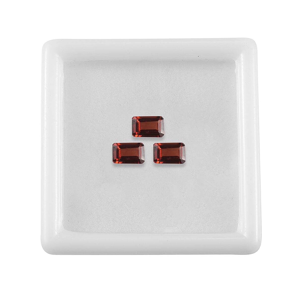 Mozambique Garnet Set of 3 (Oct 6x4 mm) 1.93 ctw Loose Gemstone