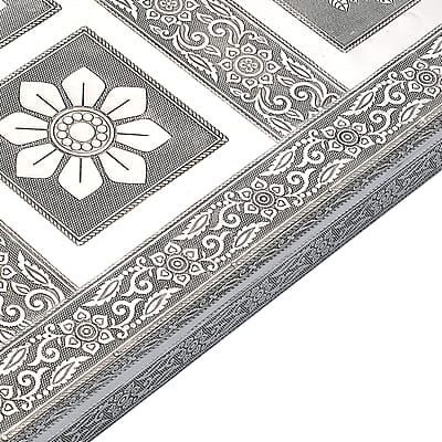 Handcrafted Oxidized Rose Embossed Jewelry Box with Scratch Protection Interior