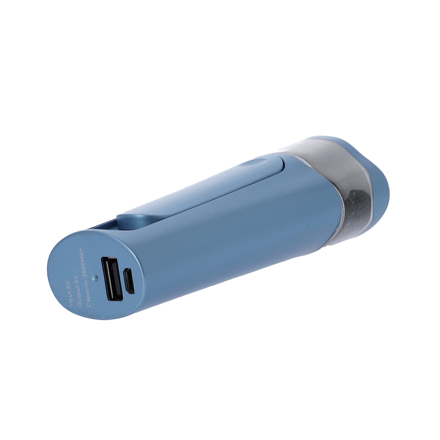 Natural Shungite Infused Facial Nano Mist Sprayer with Built in Rechargeable Battery - Iridescent Blue