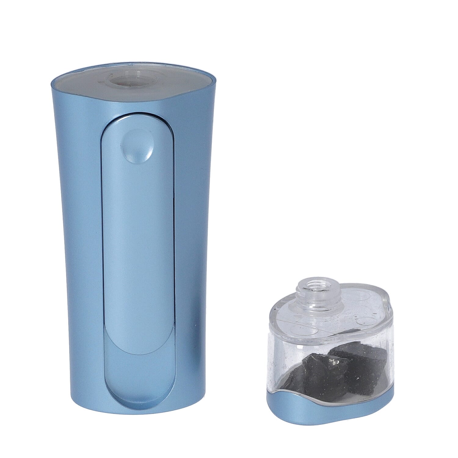 Natural Shungite Infused Facial Nano Mist Sprayer with Built in Rechargeable Battery - Iridescent Blue
