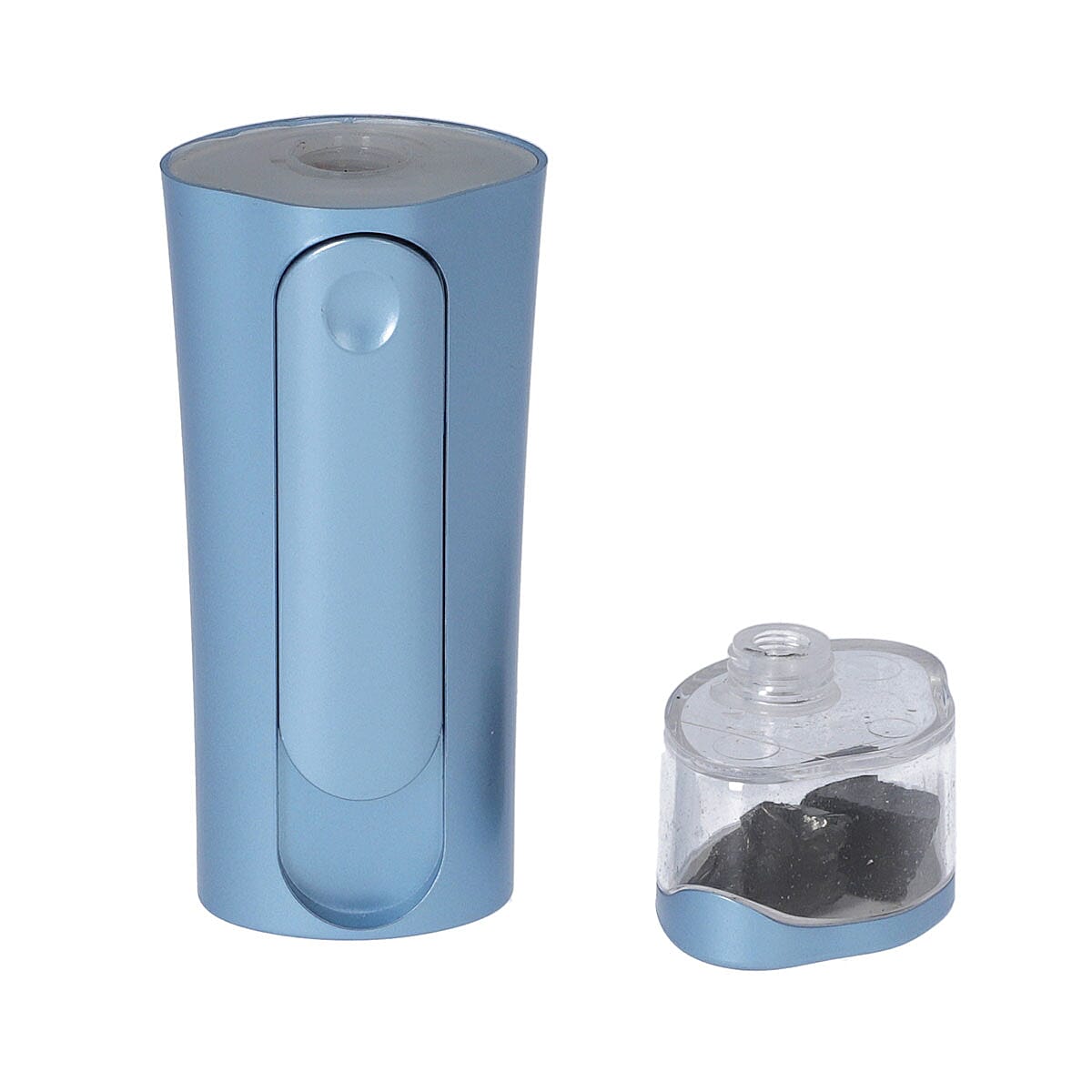 Natural Shungite Infused Facial Nano Mist Sprayer with Built in Rechargeable Battery - Iridescent Blue