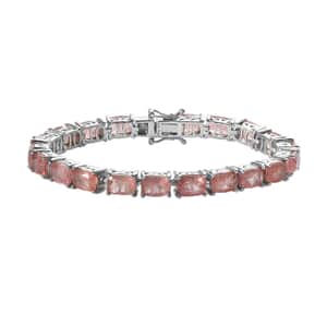 Tanzanian Natronite Tennis Bracelet in Platinum Over Sterling Silver (6.50 In) 17.90 ctw