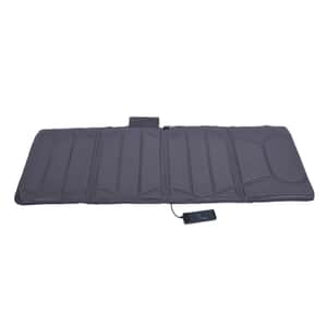 Homesmart Gray Full Body Massaging and Heating Mat with 10 Motors, 5 Modes and 3 Intensity Levels