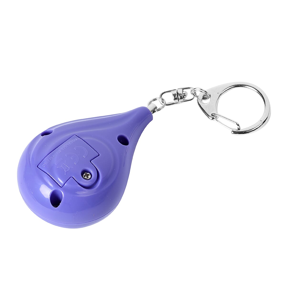 Set of 2 Personal Safety Purple Alarm Keychains (3xLR44 Batteries Included) image number 6