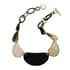 Natural Brown & Black Genuine Buffalo Horn Necklace 20 Inches image number 0