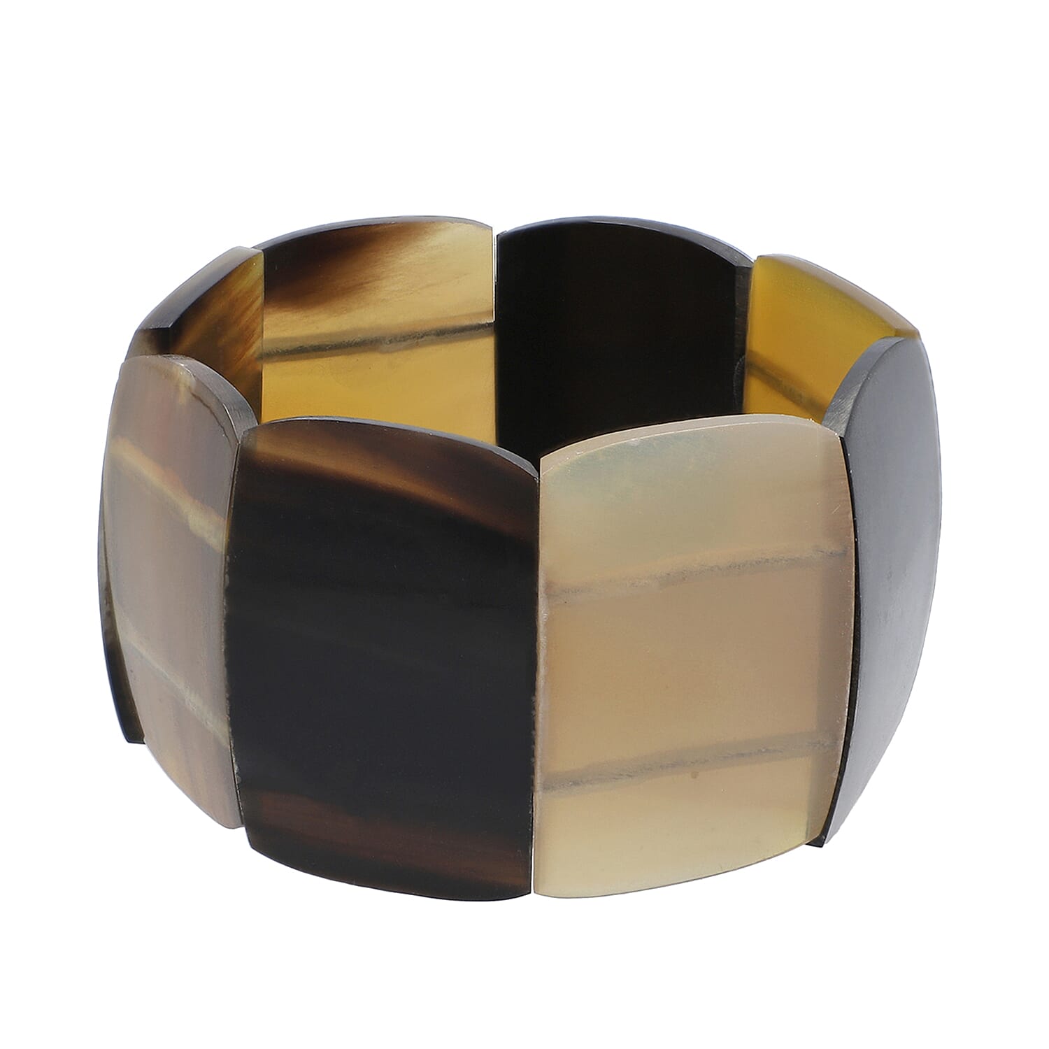 Brown & Black Genuine Buffalo Horn - Product card gallery slide 1 (10176396099897)