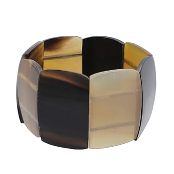 Brown & Black Genuine Buffalo Horn - Product card gallery slide 1 (10176396099897)