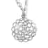 GP Polki Diamond Star Charm Necklace 18-20 Inches in Platinum Over Sterling Silver 4.00 ctw image number 0