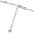 GP Polki Diamond Star Charm Necklace 18-20 Inches in Platinum Over Sterling Silver 4.00 ctw image number 3
