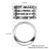 Sterling Silver Anxiety Spinner Ring, Anxiety Ring for Women, Fidget Rings for Anxiety for Women, Stress Relieving Anxiety Ring (Size 8.0) (4.55 g) image number 8