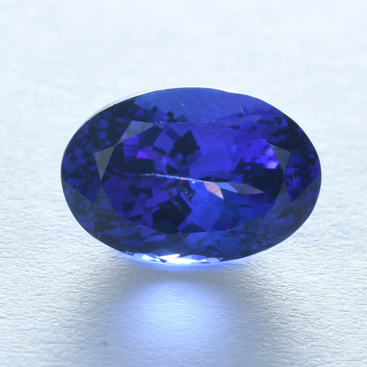 Certified & Appraised AAAA Tanzanite Faceted (Ovl 11.96x8.23 mm) 4.61 ctw , Loose Gem , Loose Gemstones , Loose Stones , Jewelry Stones image number 1