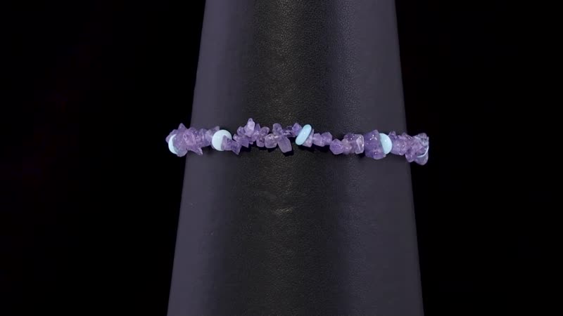 14.40 ctw Tanzanite Chips and Oregon Blue Opal Enhanced Bolo Bracelet in Sterling Silver