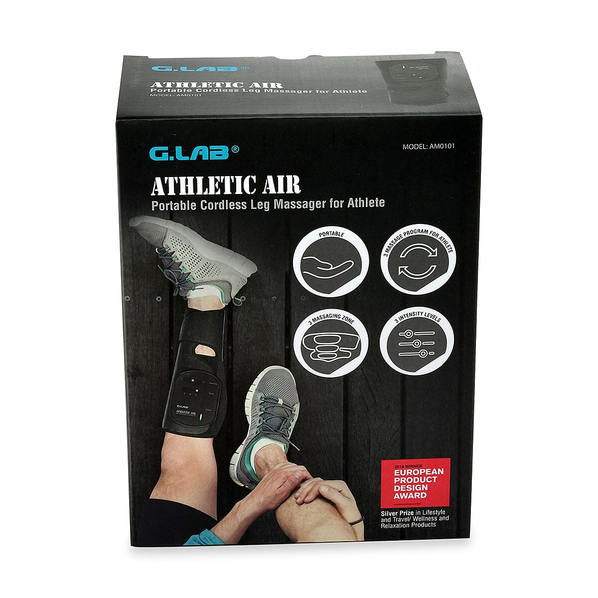 G.LAB Athletic Air Portable Cordless Air Compression Leg Massager image number 2