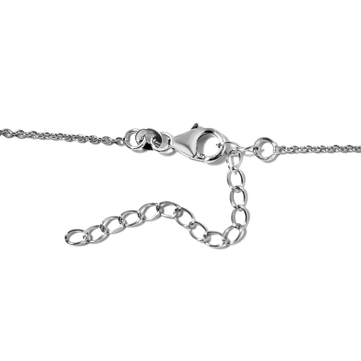 Premium Ethiopian Welo Opal Necklace 18 Inches in Platinum Over Sterling Silver 6.70 ctw, Opal Necklace,Y shape necklace image number 5