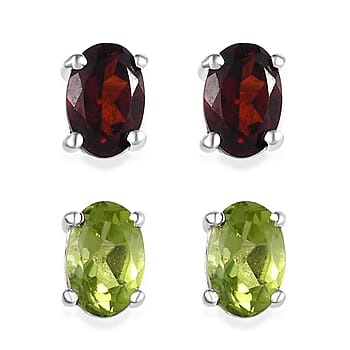 Garnet in Oval - Product card gallery slide 1 (9431085809919)