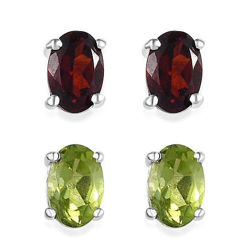 Garnet in Oval - Product card gallery slide 1 (9431085809919)