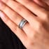 Sterling Silver Floral Spinner Ring, Anxiety Ring for Women, Fidget Rings for Anxiety for Women, Stress Relieving Anxiety Ring (Size 5.0) (6.50 g) image number 3