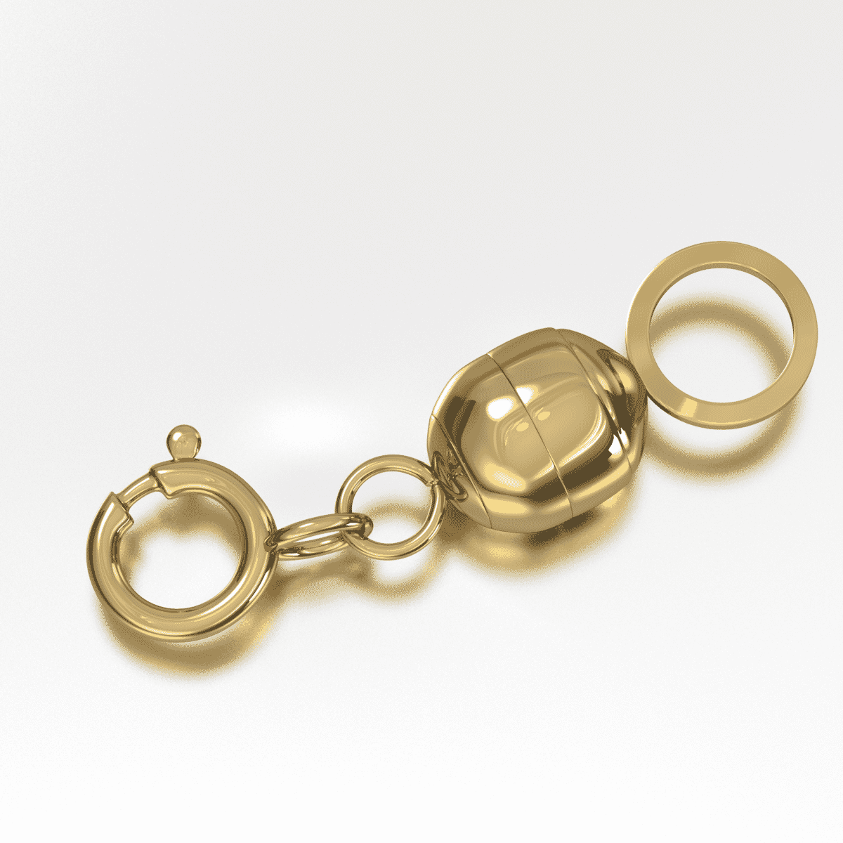 Maestro Gold Collection Italian 10K Yellow Gold Magnetic Clasp 0.30 Grams image number 4