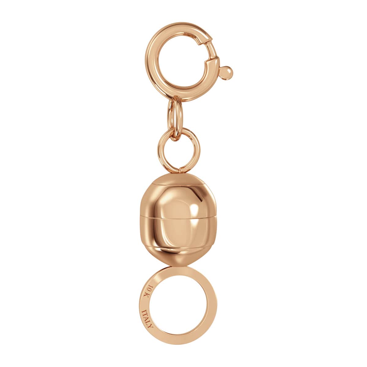 Maestro Gold Collection Italian 10K Rose Gold Magnetic Clasp 0.30 g Maximum weight it holding 10gr image number 0
