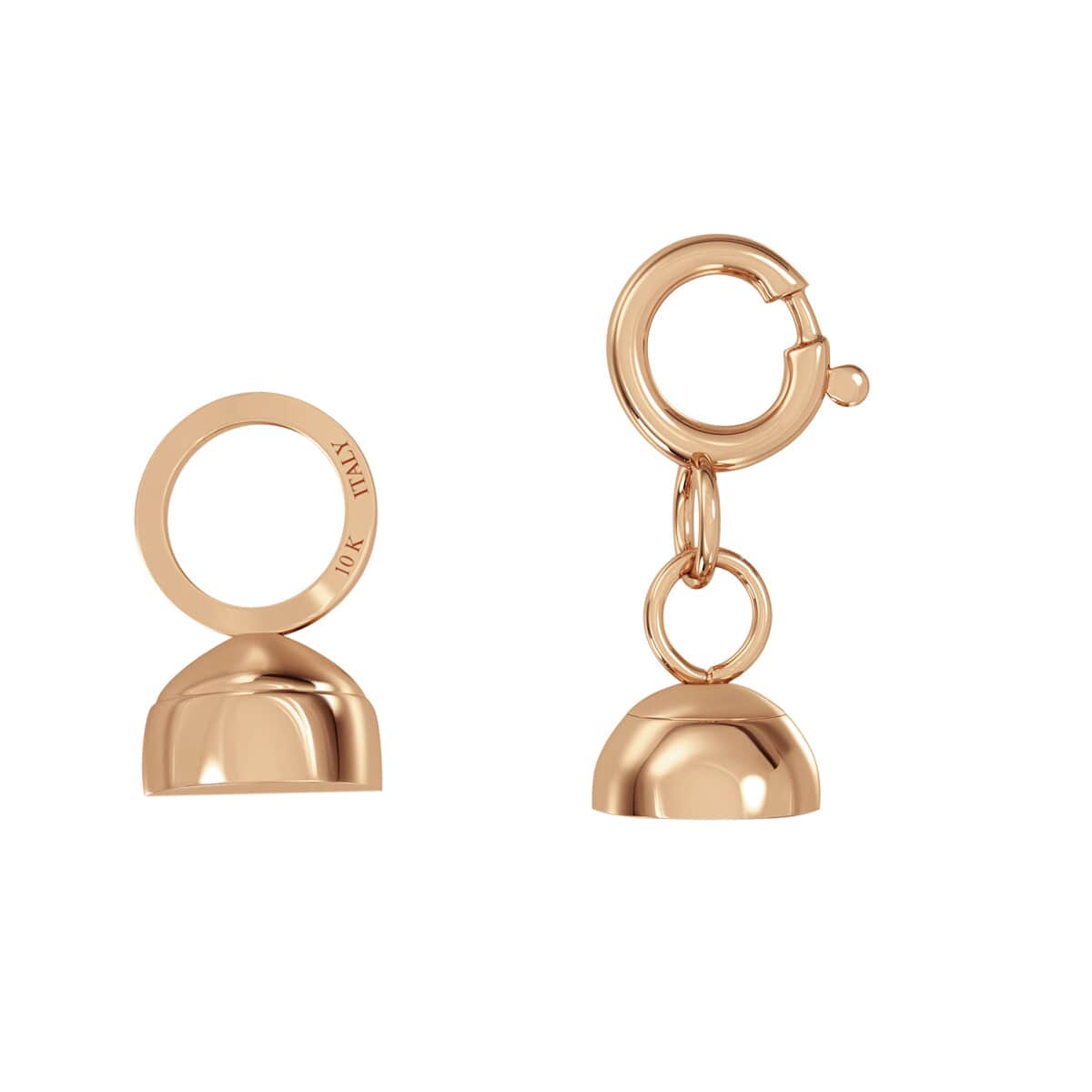 Maestro Gold Collection Italian 10K Rose Gold Magnetic Clasp 0.30 g Maximum weight it holding 10gr image number 1