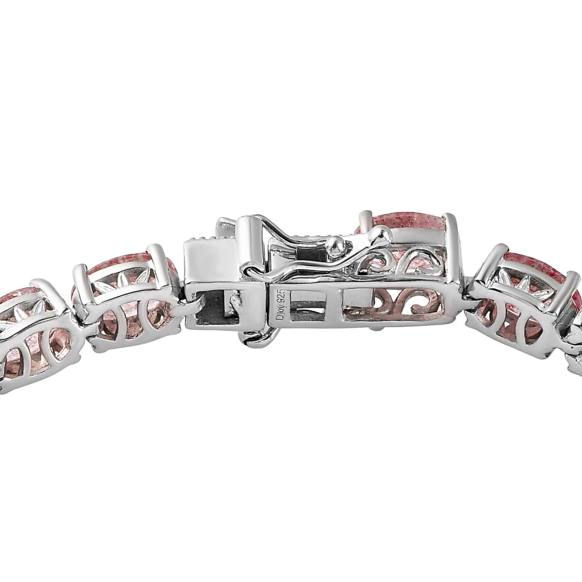 Tanzanian Natronite 17.25 ctw Tennis Bracelet in Platinum Over Sterling Silver (6.50 In) image number 3