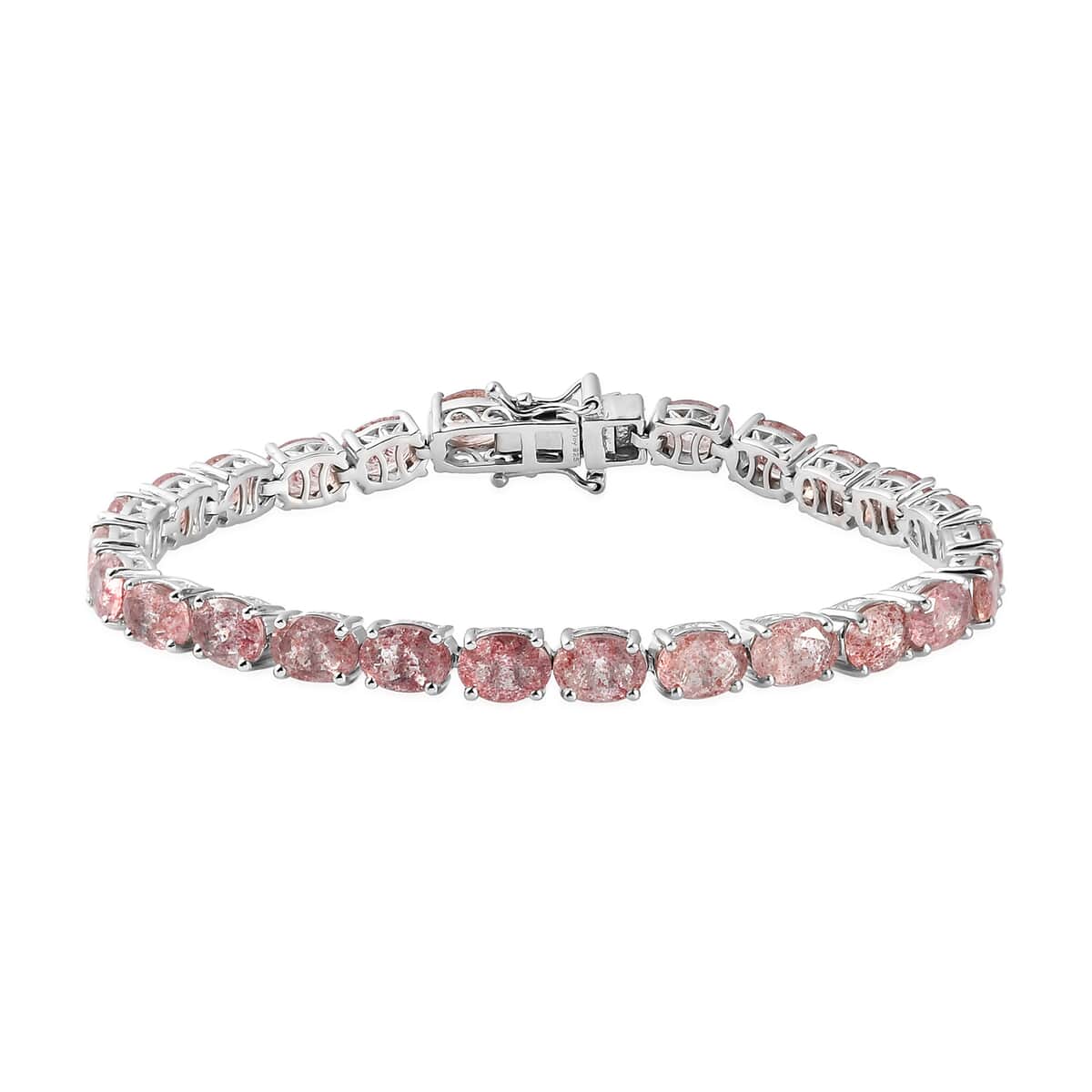 Tanzanian Natronite 19.50 ctw Bracelet in Platinum Over Sterling Silver, Silver Tennis Bracelet (7.25 In) image number 0