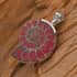 Bali Legacy Ammonite and Sponge Coral Pendant in Sterling Silver image number 1