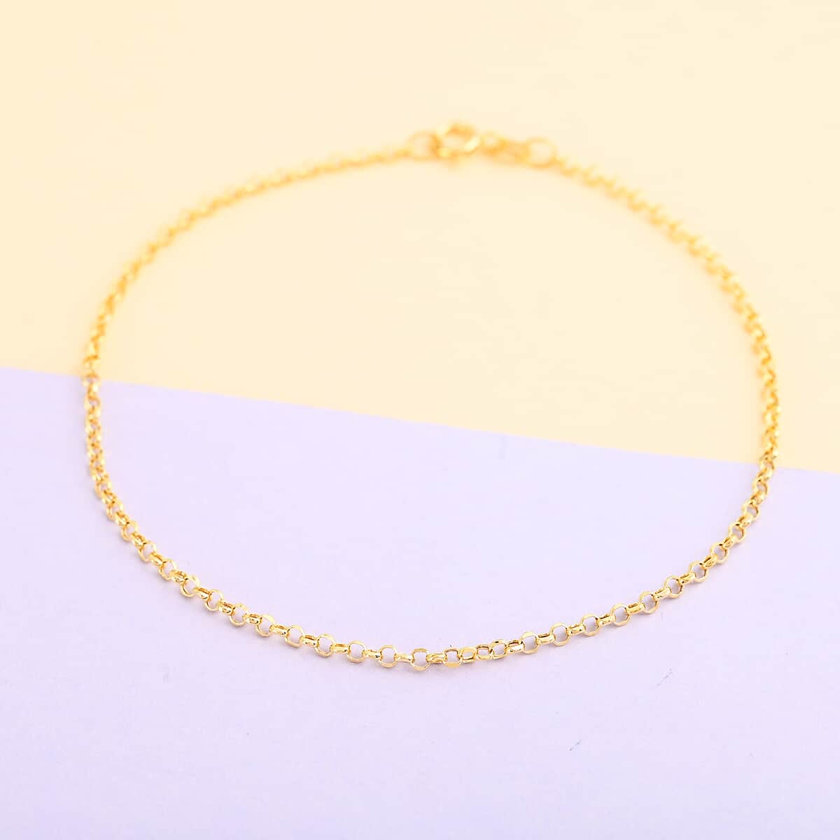 OTTOMAN TREASURE 10K Yellow Gold Rolo Bracelet (7.50 In) image number 1