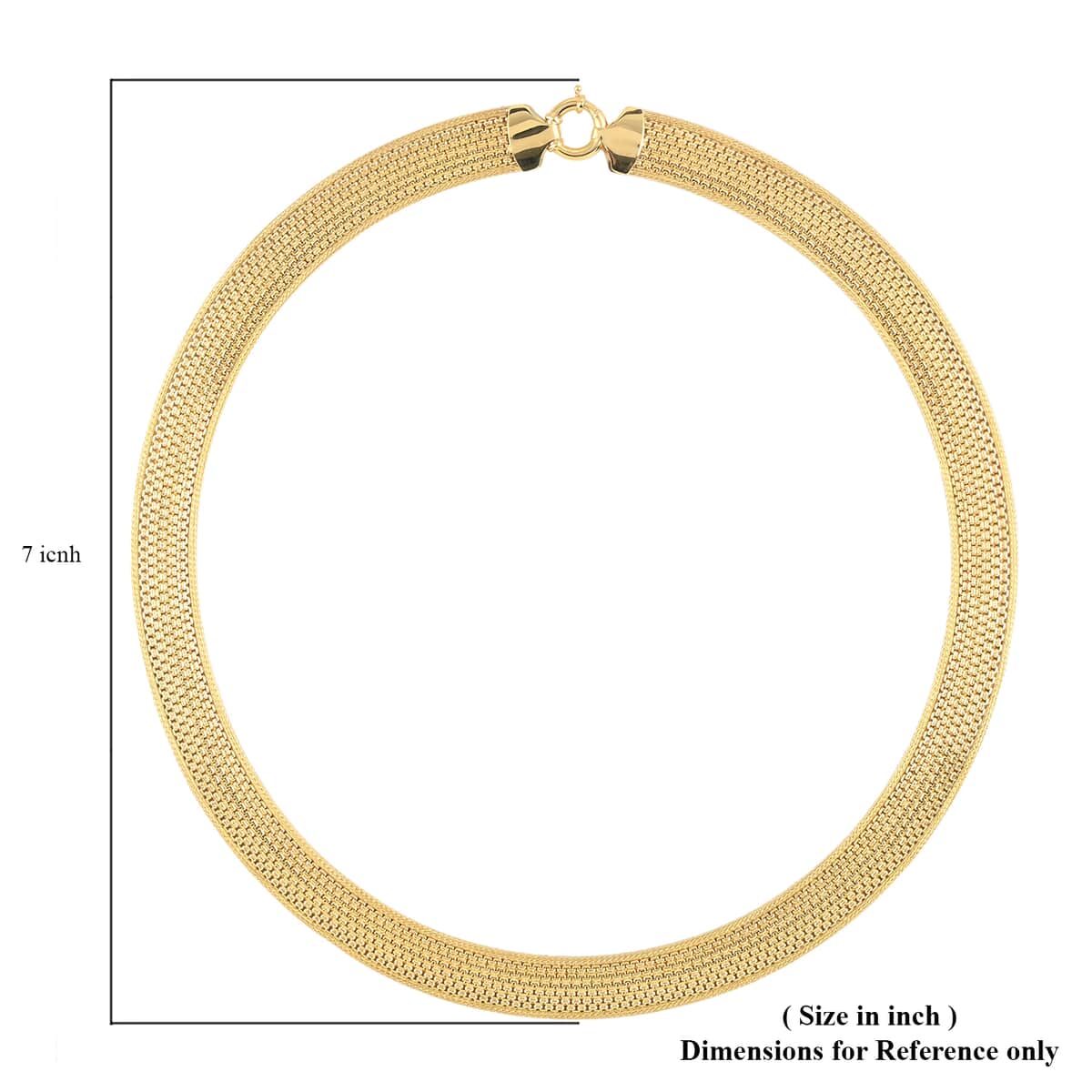 Ottoman Treasure 10K Yellow Gold 13mm Bismark Necklace 18 Inches 25.0 Grams image number 4