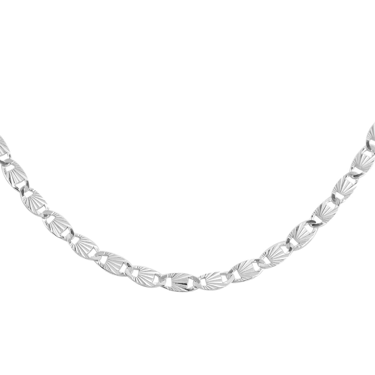 Italian Valentino Chain 20 Inch in Sterling Silver 2.50 Grams image number 0