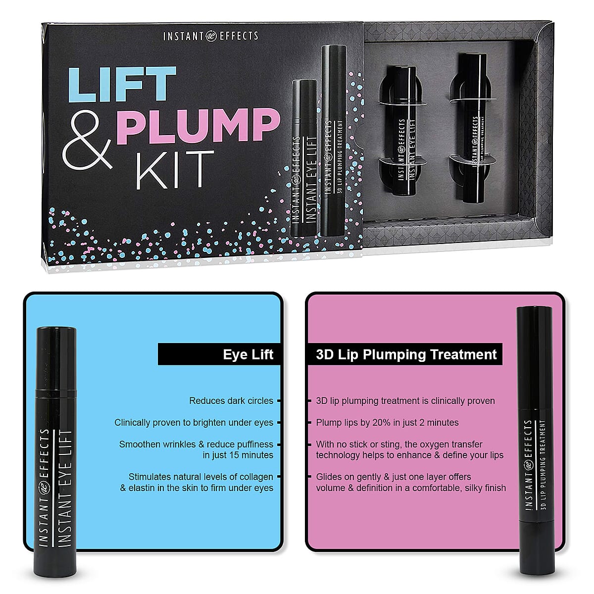 Instant Eye Lift & 3D Lip Plumping Treatment Kit image number 2